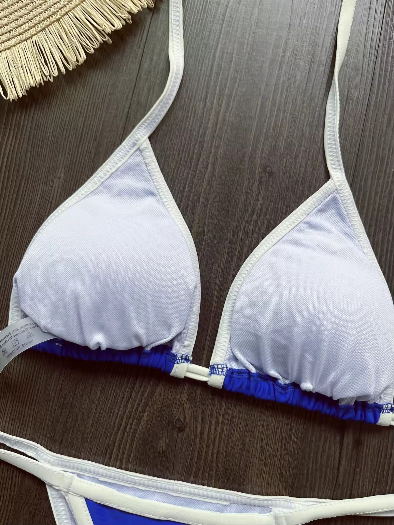 Beachwear | Bikini Brasil Tropical – Stampa Verde e Oro